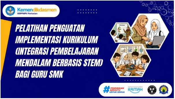 Pelatihan Penguatan Implementasi Kurikulum (Integrasi STEM pada Pembelajaran Mendalam) bagi Guru SMK Angkatan 3
